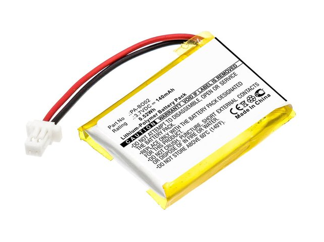 Replacement Speaker Battery for Bang Olufsen PA-BO02